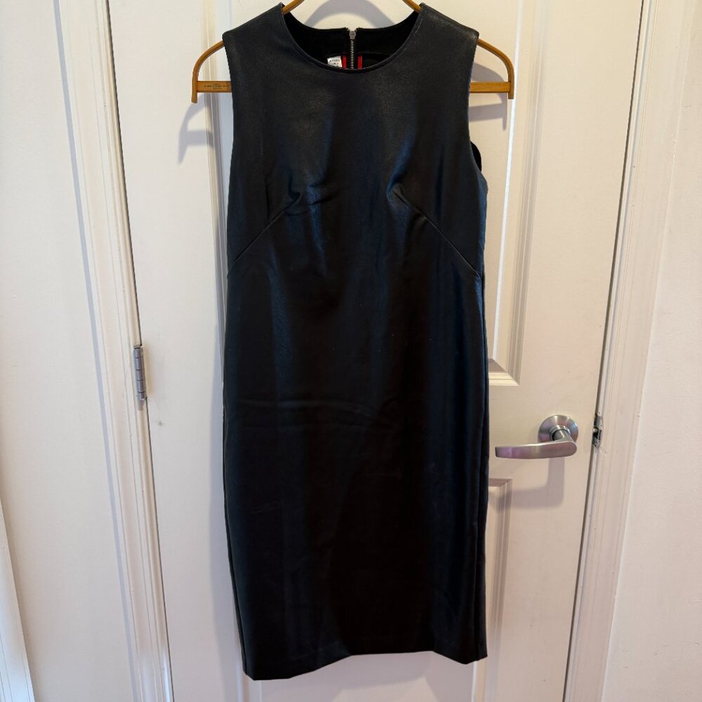 SPANX Black Sleeveless Dress Pencil Midi size M